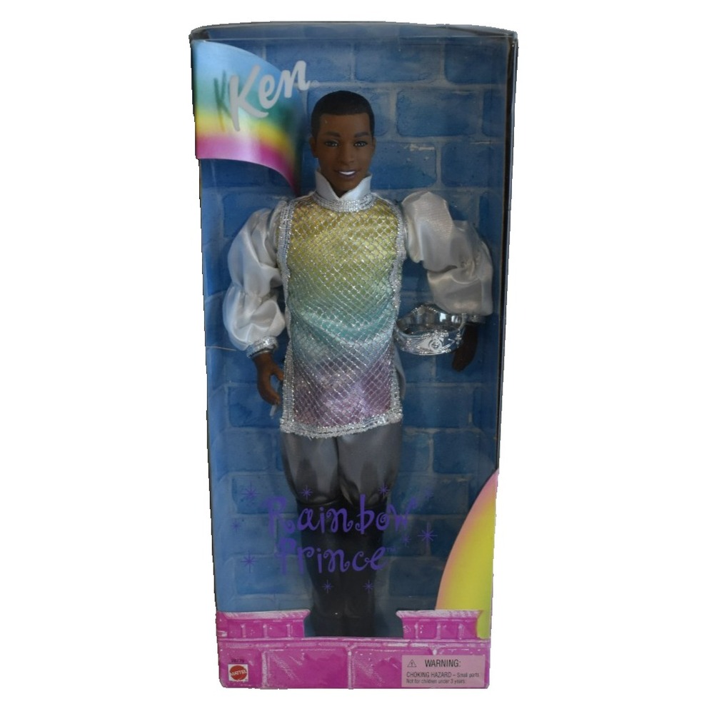 Rainbow Prince African-American Ken Barbie Doll (2000) Mattel #28779